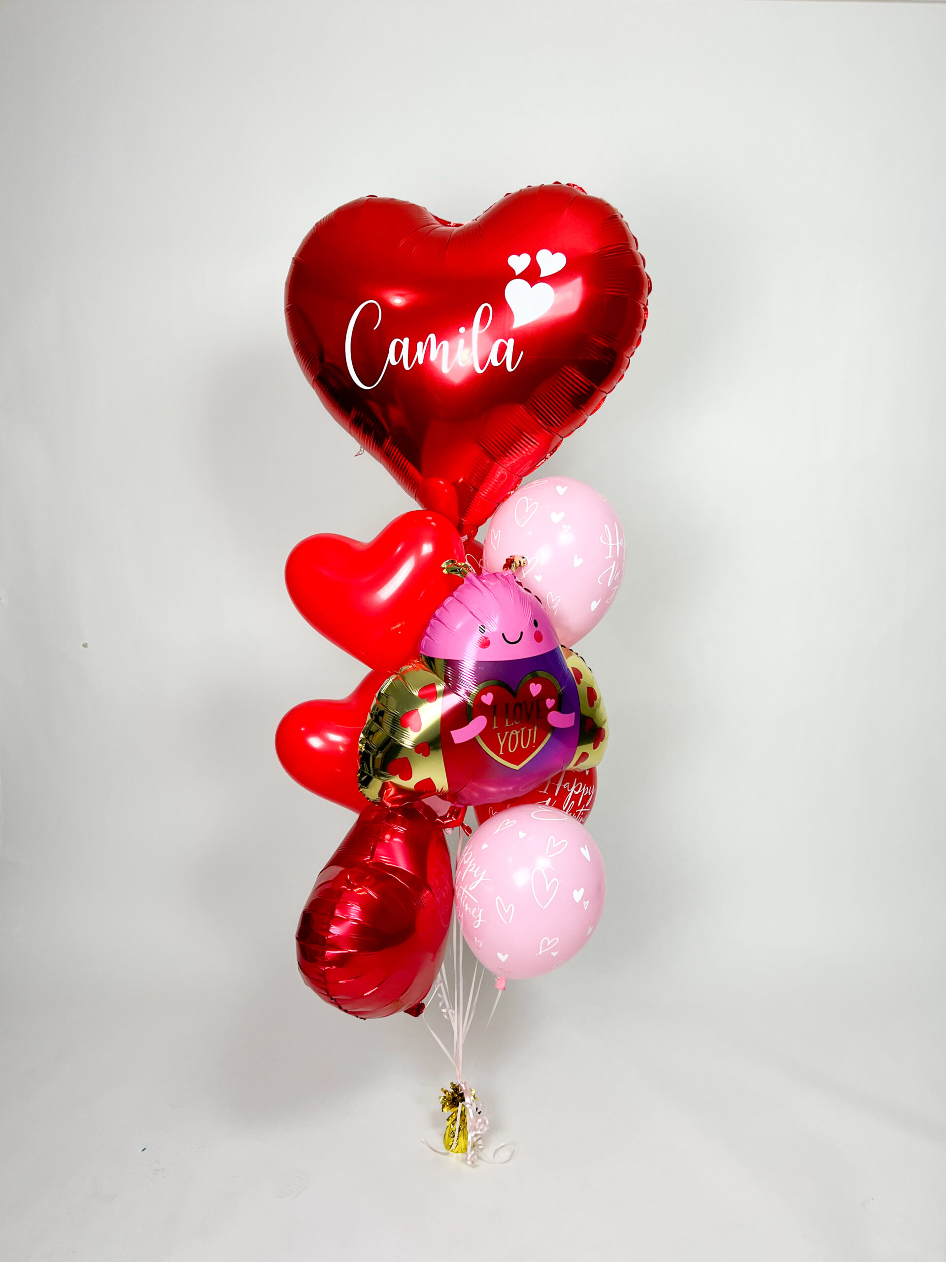 Bouquet globos San Valentín